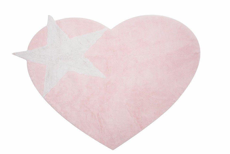 Alfombra Habitación Bebé Algodón 100% Lavable Peace Aratextil Rosa - Nanetes #