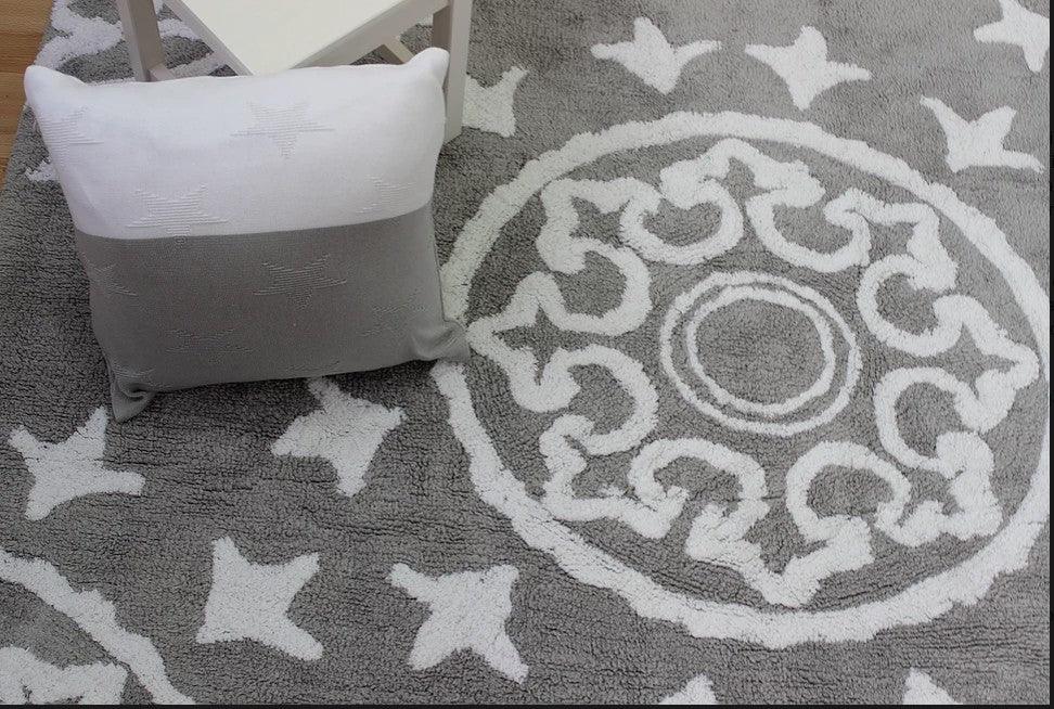 Alfombra Lavable Aratextil Duna Gris - Nanetes #