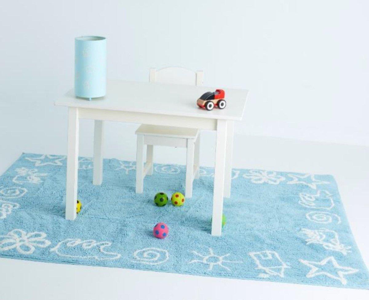 Alfombra Dormitorio Infantil Prado Azul - Nanetes #