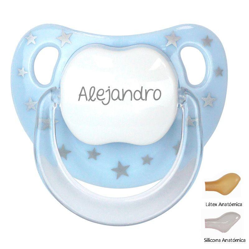 Chupete Personalizado Bebé Mi Pipo Baby Chic Azul - Nanetes #