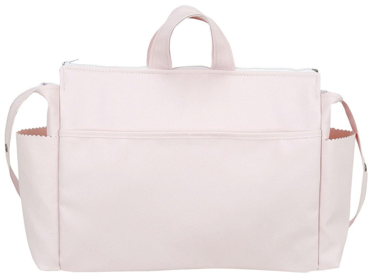 Bolso Maternidad Carro Bebé Andumodin Valentina Polipiel Rosa - Nanetes