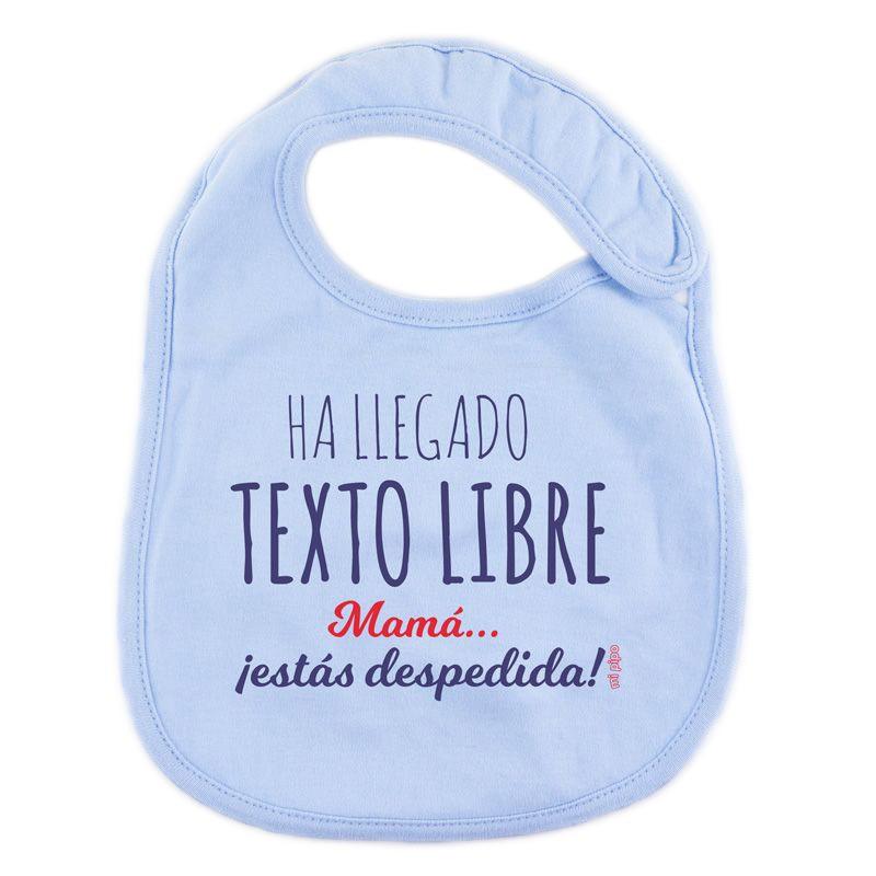Babero Personalizado Bebé Ha Llegado... - Nanetes #