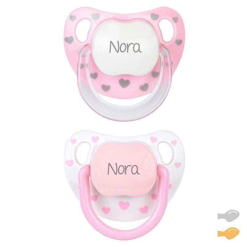 Chupetes Personalizados 2 uds. Bebé Baby Chic Rosa Mi Pipo - Nanetes #