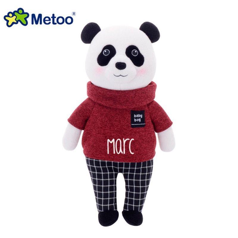 Muñeco Metoo Peluche Panda Rojo Personalizado - Nanetes #