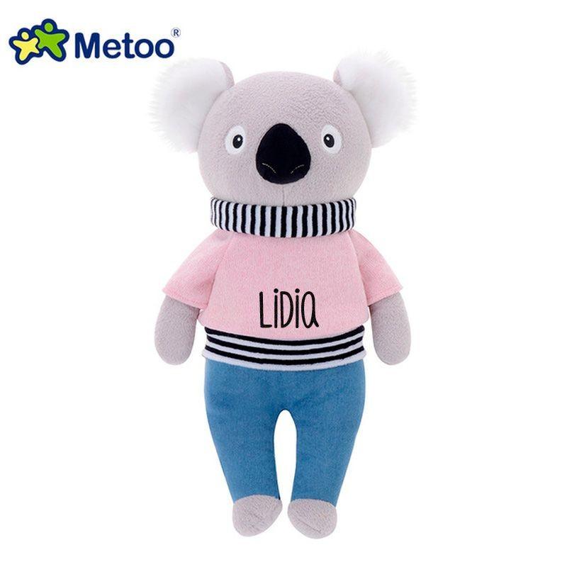 Muñeco Metoo Peluche Personalizado Koala Rosa - Nanetes #