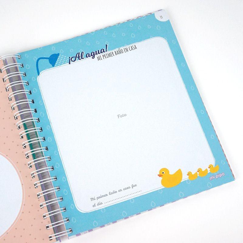 Diario del Primer Año con Babero Mi Pipo - Nanetes #