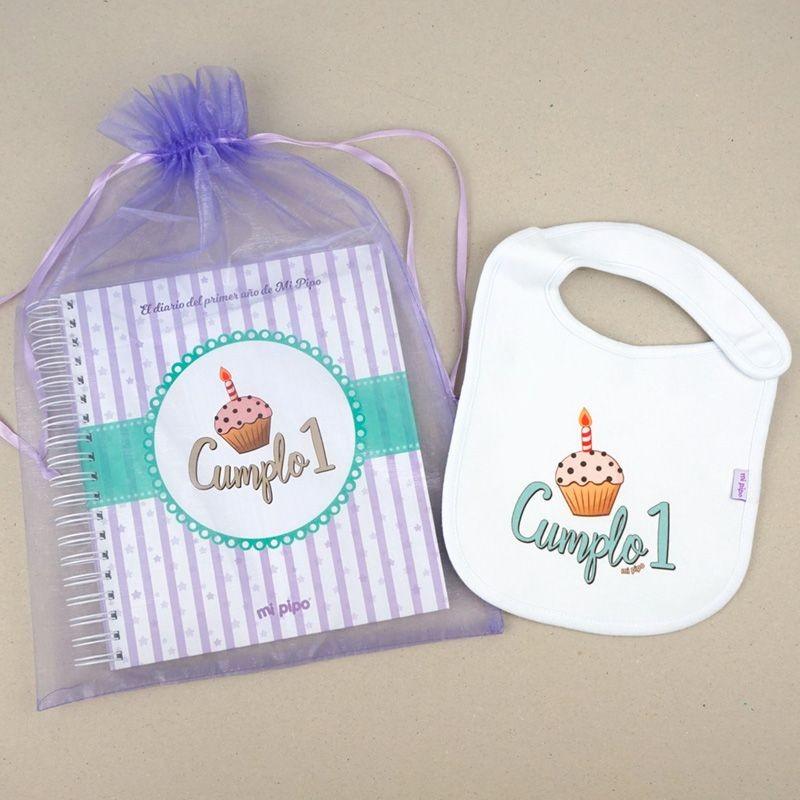 Diario del Primer Año con Babero Mi Pipo - Nanetes #