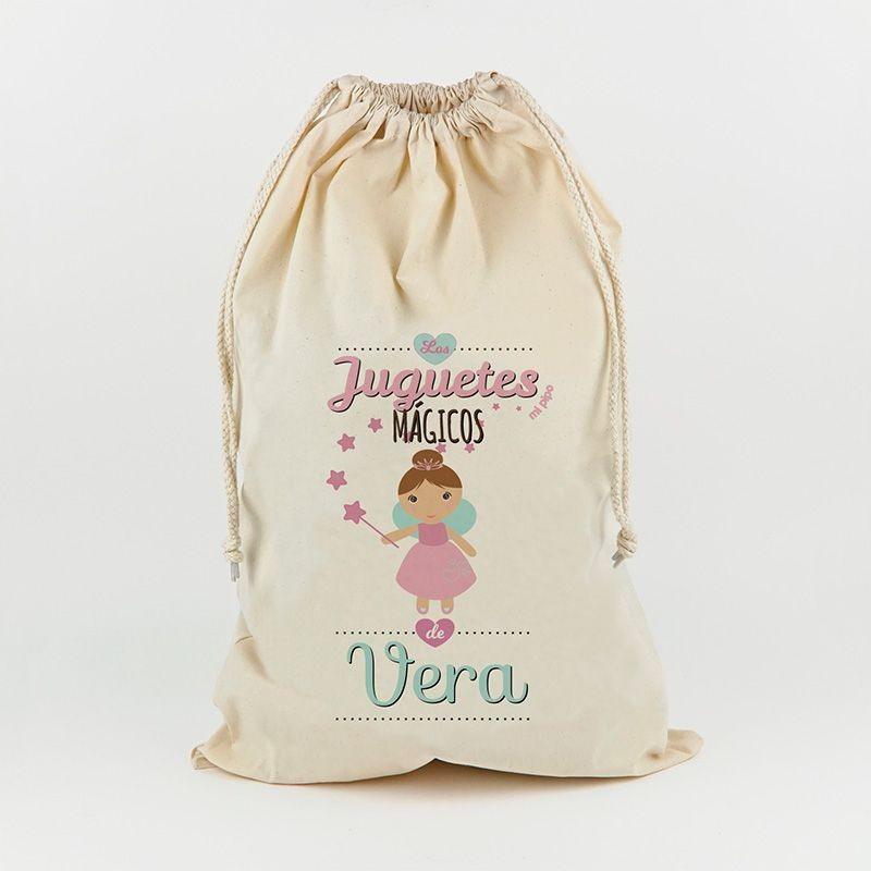 Saco Guarda Juguetes Personalizado Mi Pipo Hada - Nanetes #