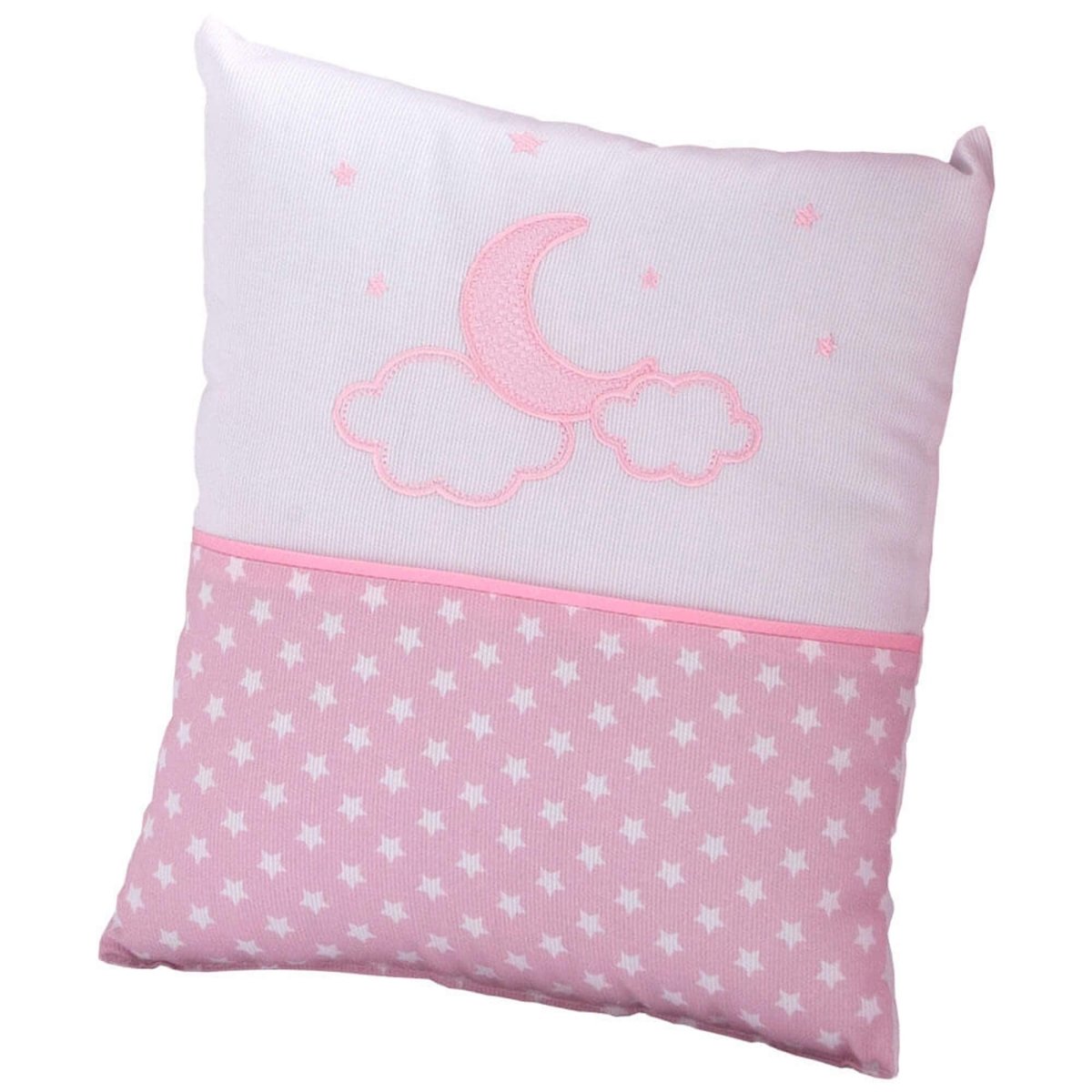 Cojín Decoración Infantil Moon Rosa Pekebaby - Nanetes