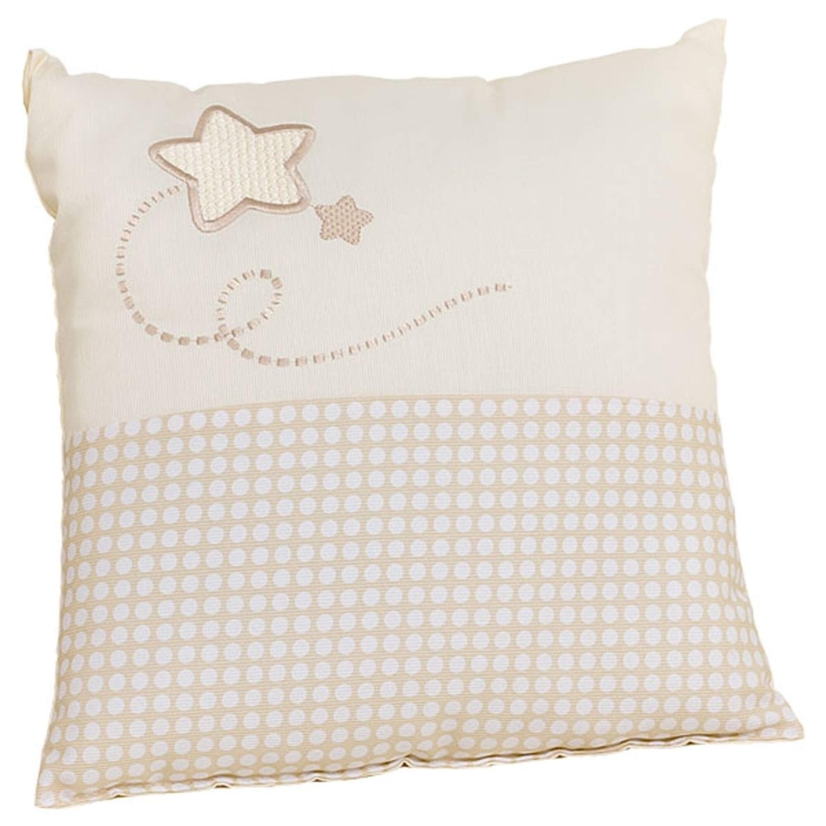 Cojín Decoración Infantil Cuore Beige Pekebaby - Nanetes