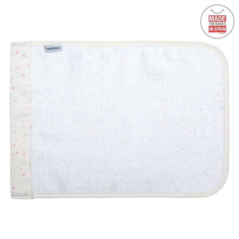 Toallas Secababas Bebé Cambrass Astra Rosa (x2 uds.) - Nanetes #