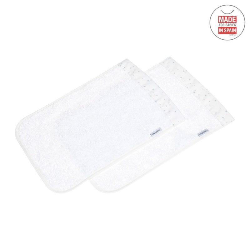 Toallas Secababas Bebé Cambrass Astra Celeste (x2 uds.) - Nanetes #