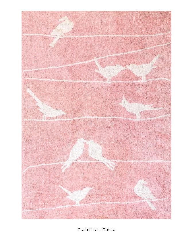 Alfombra Niños Palomas rosa - Nanetes #