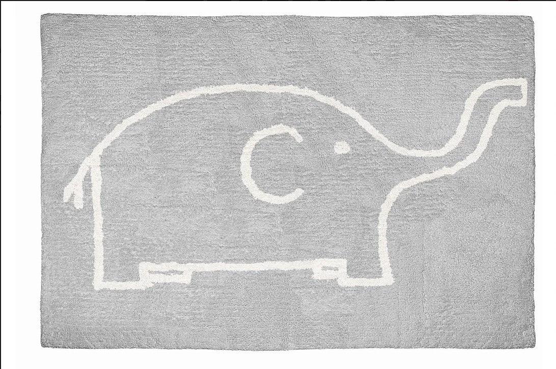Alfombra Niños Elefante Gris - Nanetes #