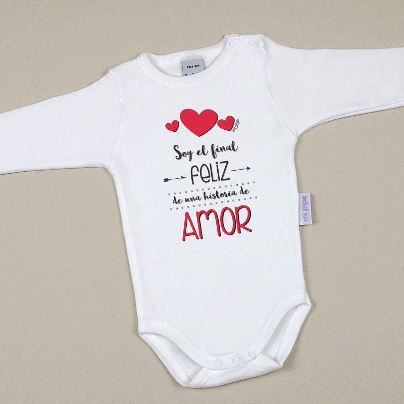 Body Bebé San Valentín Mi Pipo Final Feliz - Nanetes #