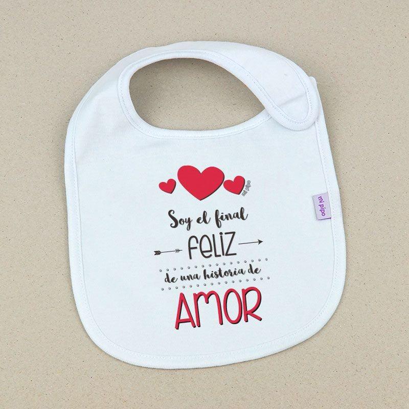 Babero San Valentín Mi Pipo Soy el Final Feliz - Nanetes #