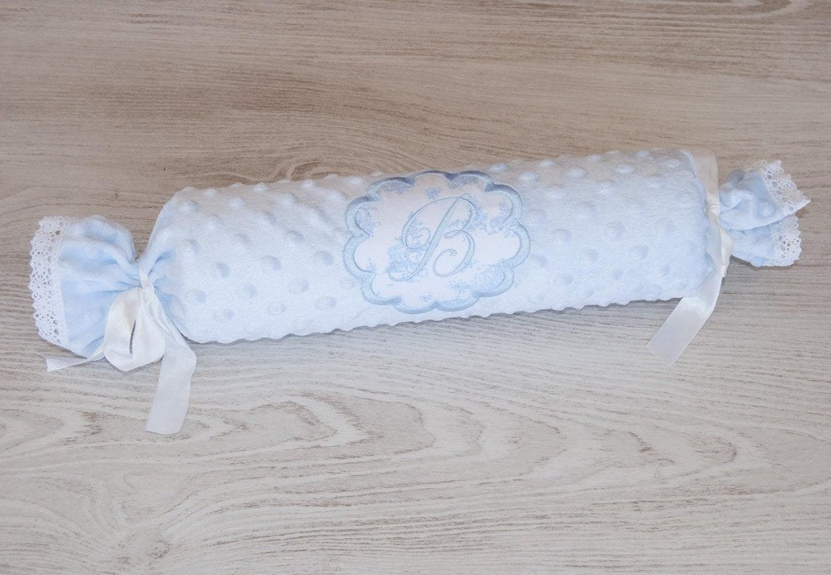 Cojín Caramelo Antivuelco Personalizado Nanetes Inicial Bordada - Nanetes