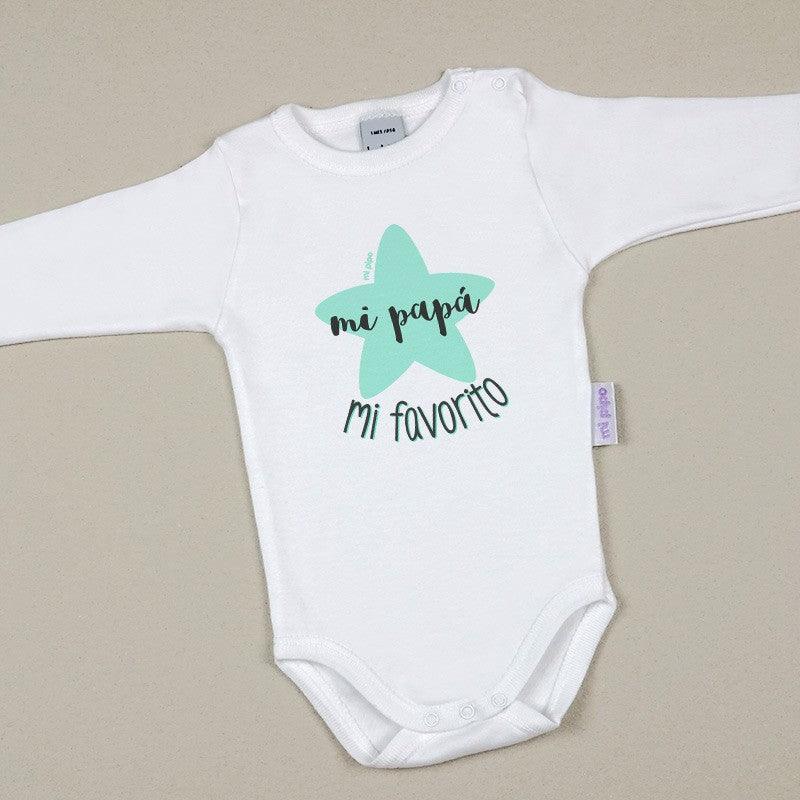 Body Bebé Mi Papá mi Favorito Mi Pipo - Nanetes #
