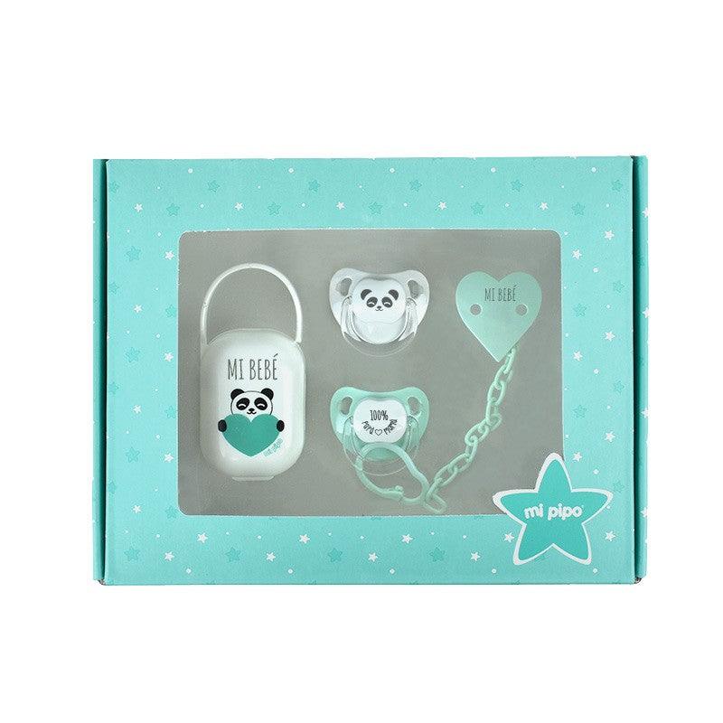 Caja Regalo Bebé Imprescindibles Mi Bebé Menta Mi Pipo - Nanetes #