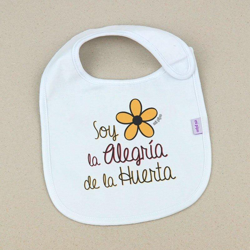 Babero Bebé Soy la Alegría de la Huerta Mi Pipo - Nanetes #