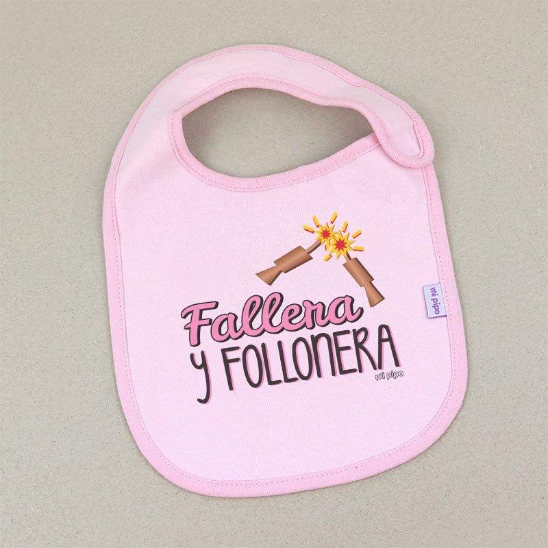 Babero Bebé Divertido Fallera y Follonera Mi Pipo - Nanetes #