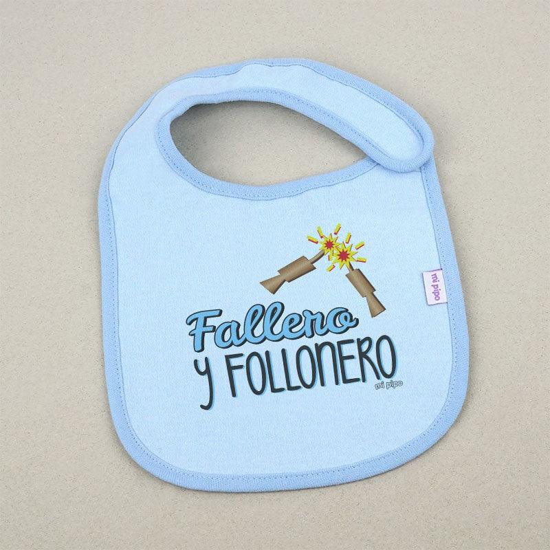 Babero Bebé Divertido Fallero y Follonero Mi Pipo - Nanetes #
