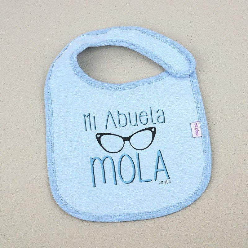 Babero Bebé Divertido Mi Abuela Mola Mi Pipo - Nanetes #