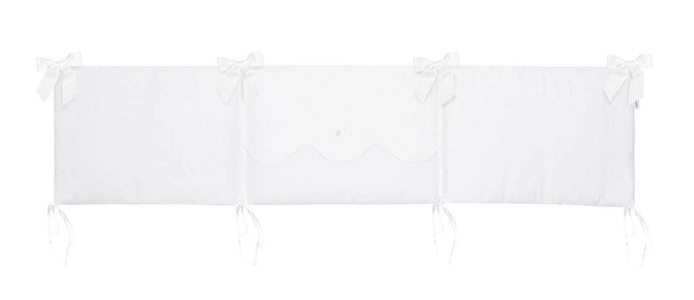 Edredón Cuna Bebé con Chichonera Toscana Blanco Bimbi Class - Nanetes