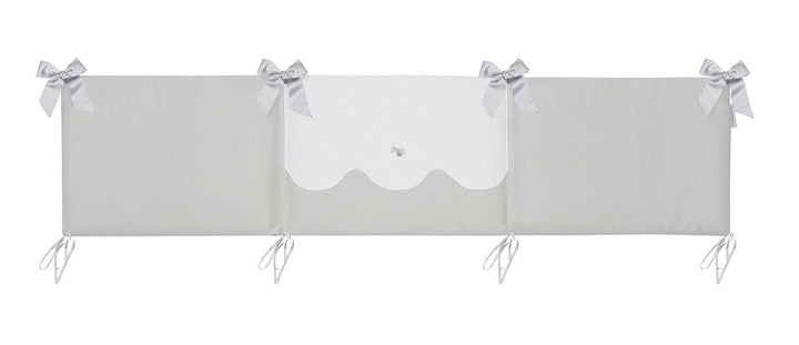 Edredón Cuna Bebé con Chichonera Toscana Gris Bimbi Class - Nanetes #