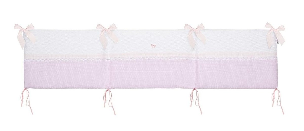 Edredón Cuna Bebé con Chichonera Venecia Rosa Bimbi Class - Nanetes