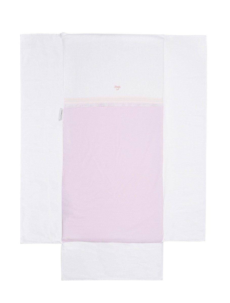 Edredón Cuna Bebé con Chichonera Venecia Rosa Bimbi Class - Nanetes
