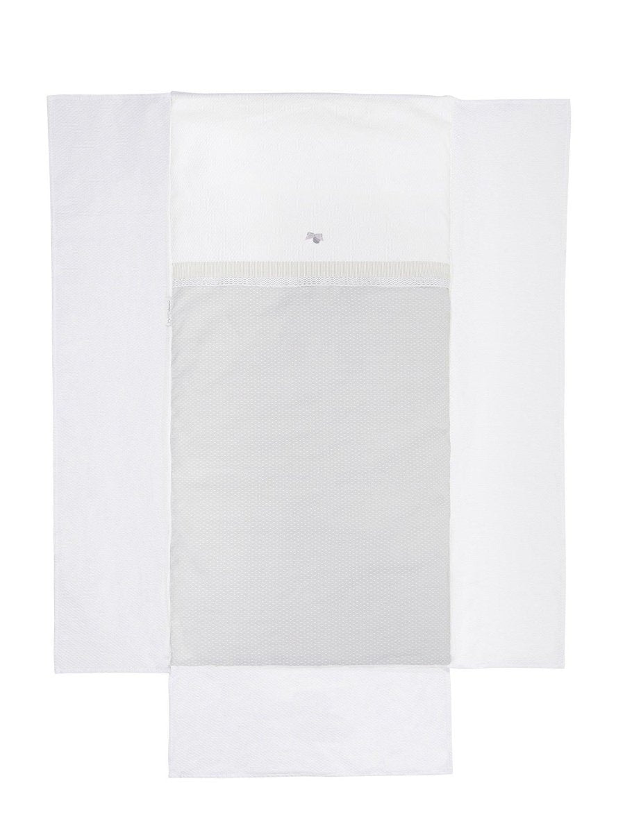 Edredón Cuna Bebé con Chichonera Venecia Gris Bimbi Class - Nanetes