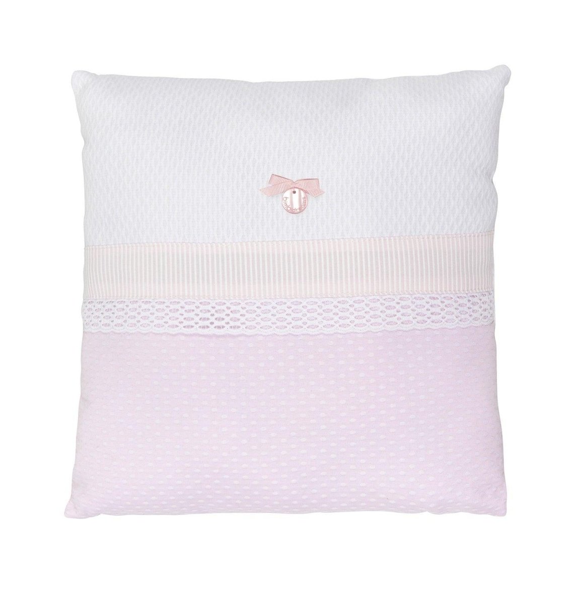 Cojín Decoración Infantil Venecia Rosa Bimbi Class - Nanetes