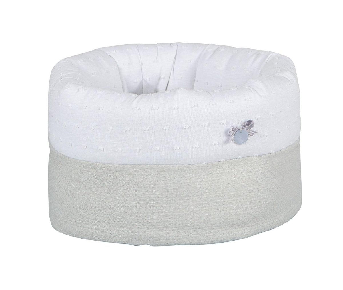 Cesta Bebé Canastilla Toscana Gris Bimbi Class - Nanetes