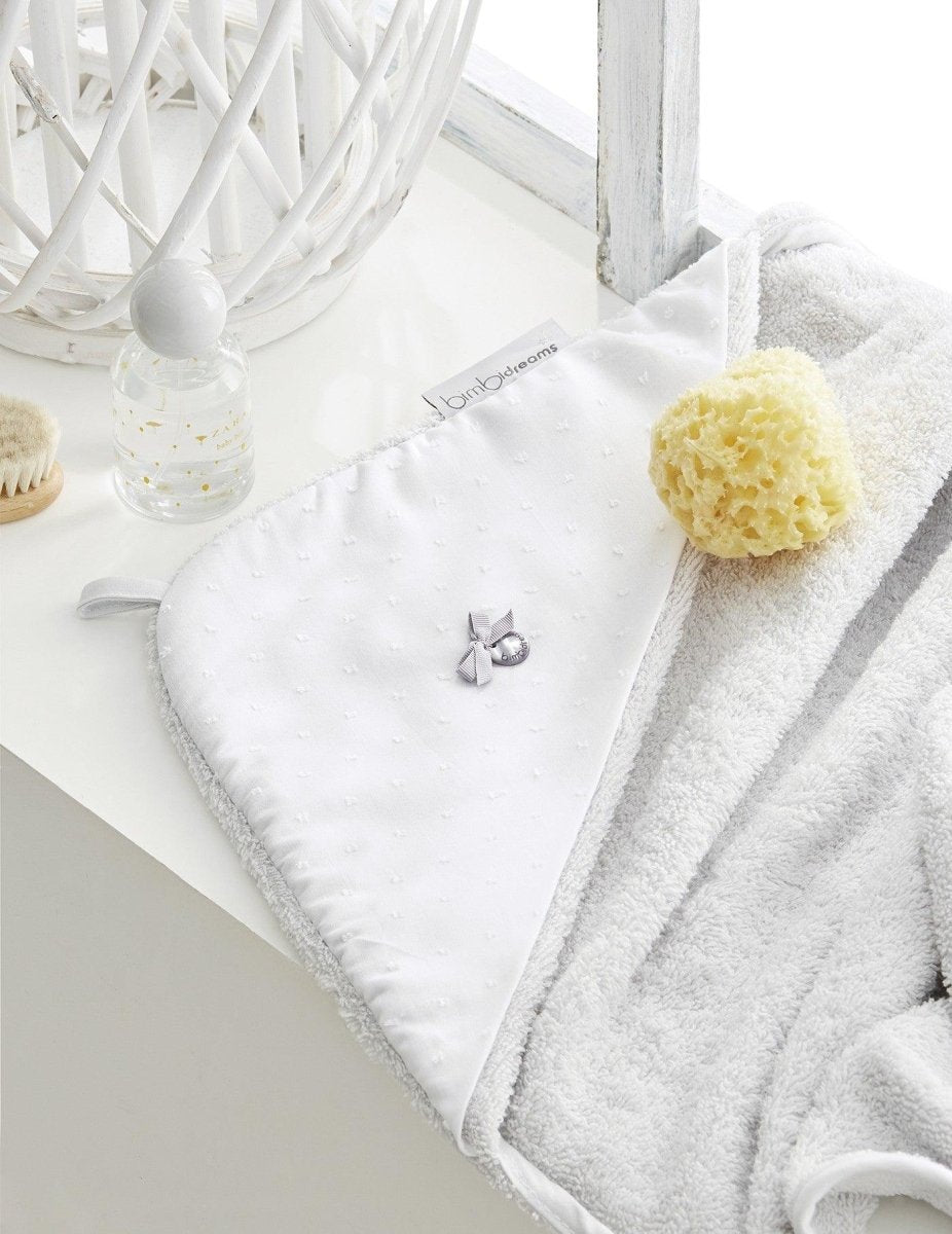 Capa de Baño Bebé Toscana Gris Bimbi Class - Nanetes