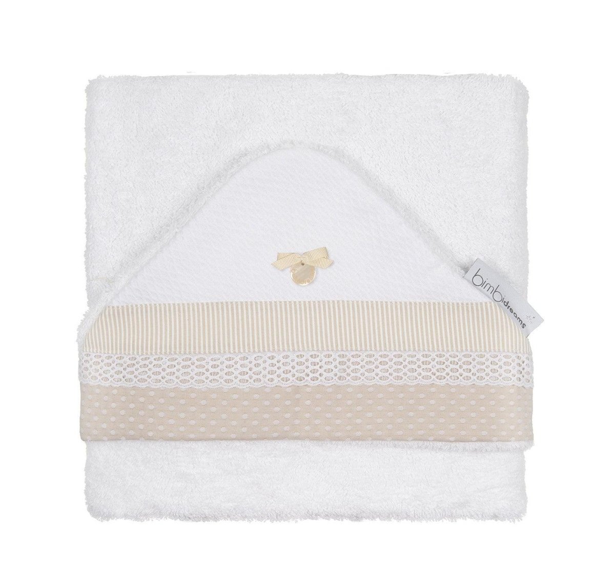 Capa de Baño Bebé Venecia Camel Bimbi Class - Nanetes