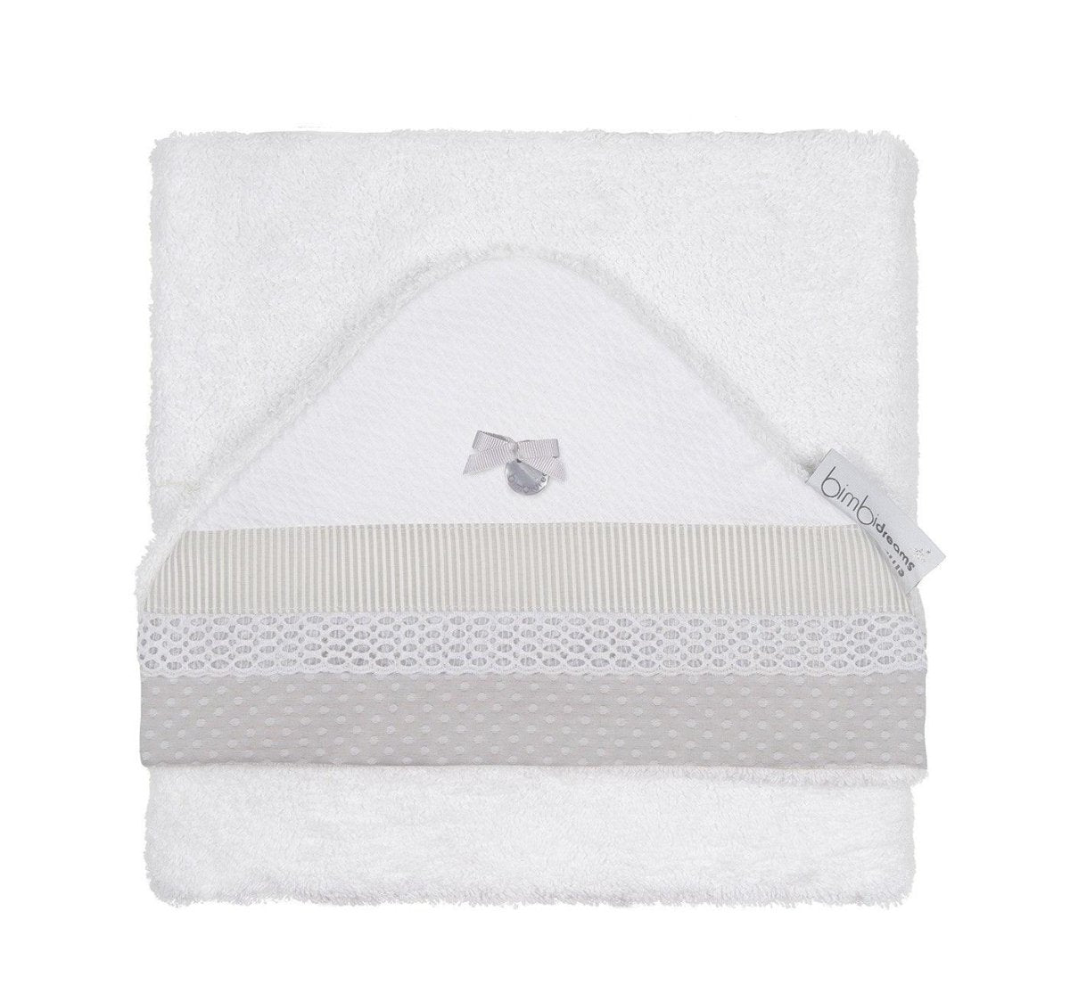 Capa de Baño Bebé Venecia Gris Bimbi Class - Nanetes
