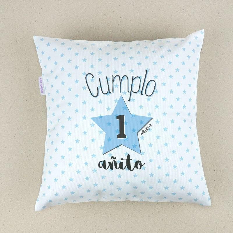 Cojín Cumplo 1 Año Mi Pipo - Nanetes #