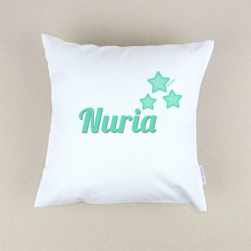 Cojín Personalizado Infantil 3 estrellas Mi Pipo - Nanetes #