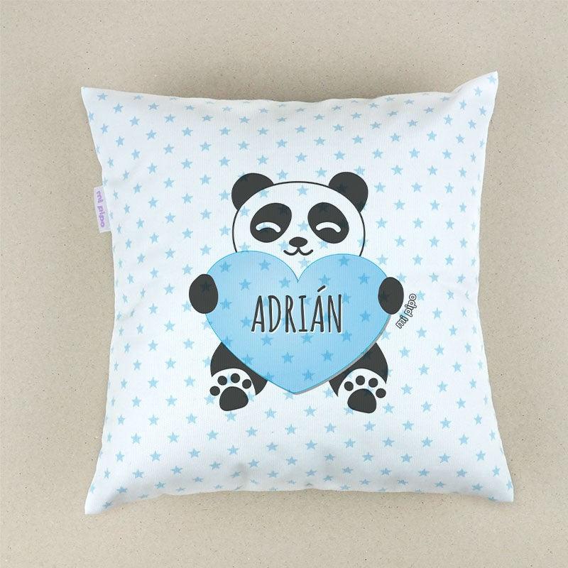 Cojín Personalizado Infantil Panda Mi Pipo - Nanetes #