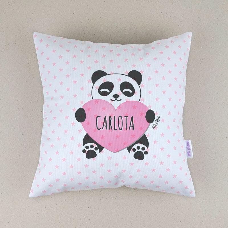Cojín Personalizado Infantil Panda Mi Pipo - Nanetes #