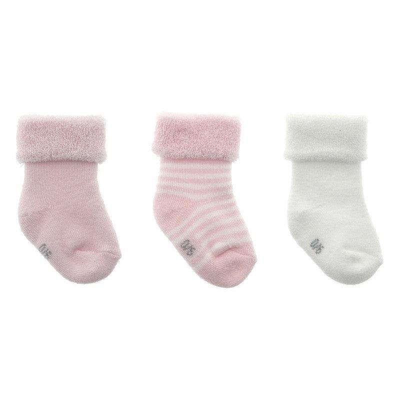 Set Calcetines Bebé Recién Nacido Cambrass Rosa Rayas - Nanetes #