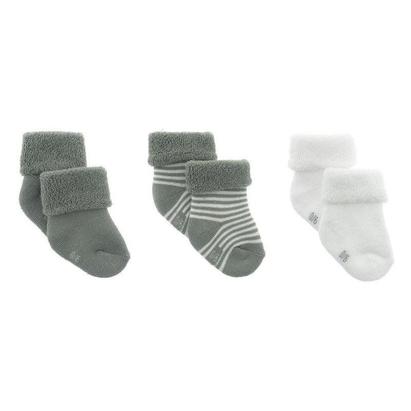 Set Calcetines Bebé Recién Nacido Cambrass Gris Rayas - Nanetes #