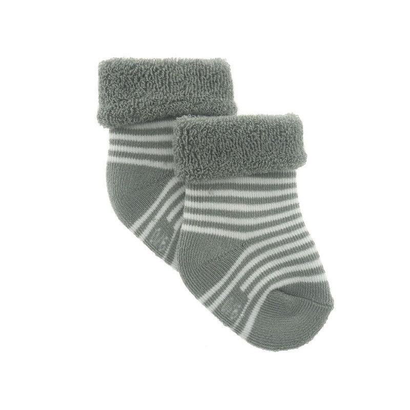 Set Calcetines Bebé Recién Nacido Cambrass Gris Rayas - Nanetes #