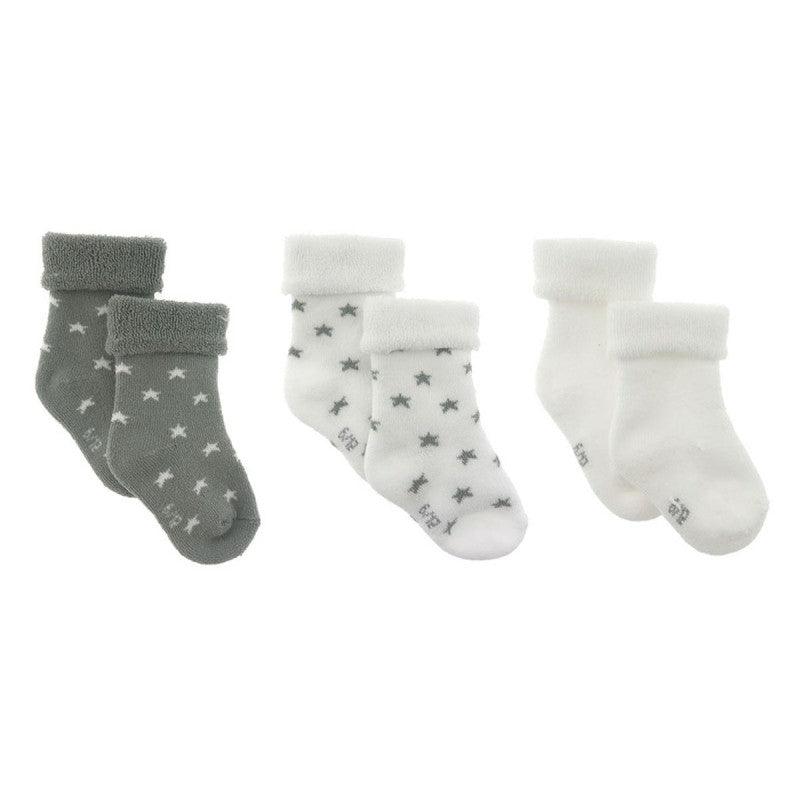 Set Calcetines Bebé Recién Nacido Cambrass Gris Estrellas - Nanetes #