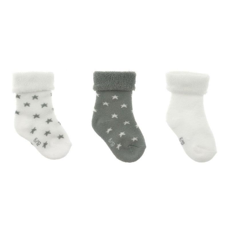 Set Calcetines Bebé Recién Nacido Cambrass Gris Estrellas - Nanetes #
