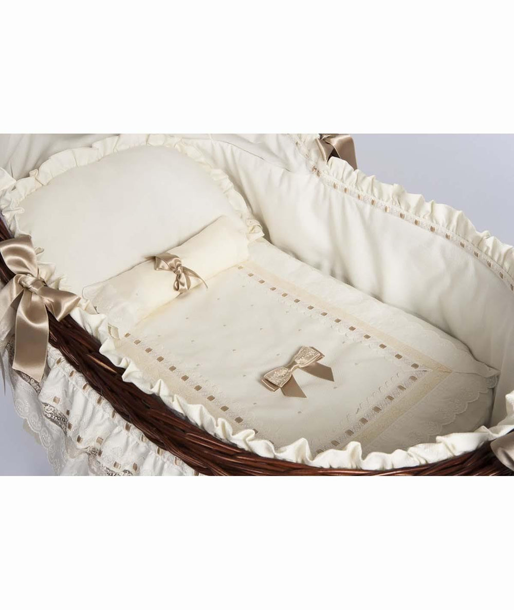 Moises de Mimbre Piqué Royal Beige - Nanetes #