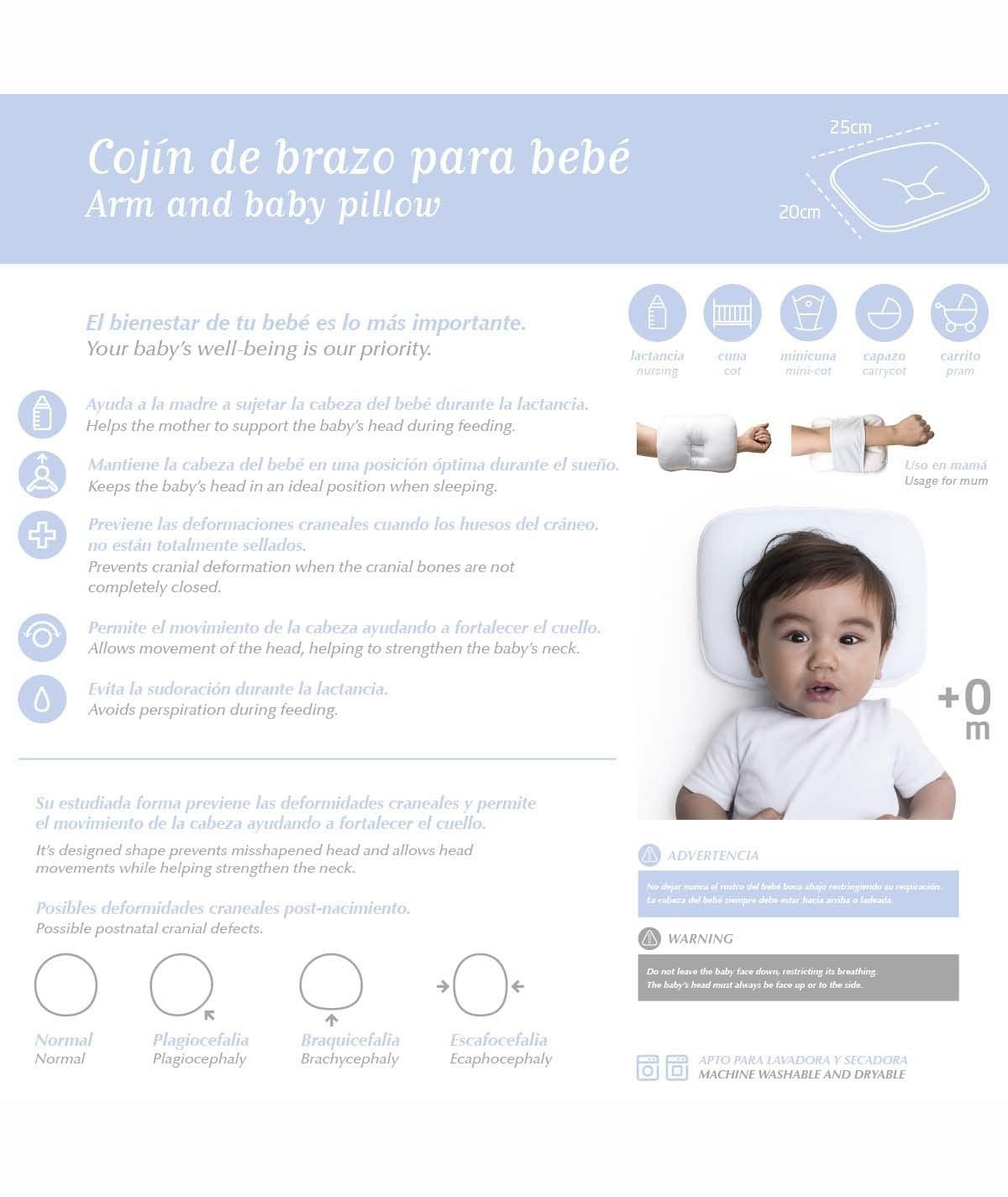 Cojín Anatómico Bebé Seguridad Cambrass - Nanetes #