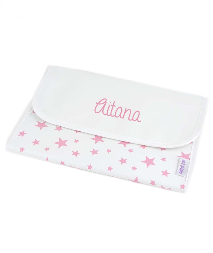 Portadocumentos Bebé Personalizado Estrellas Rosa Mi Pipo - Nanetes #