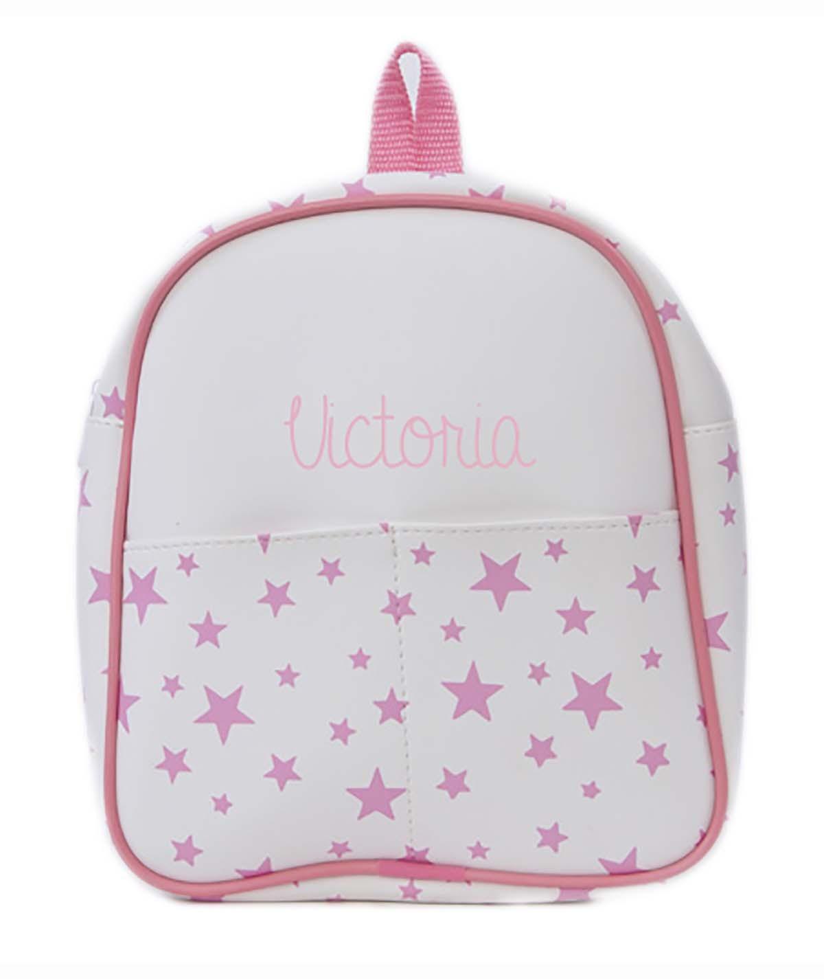Mochila Personalizada Polipiel Estrellas Rosa Mi Pipo - Nanetes #
